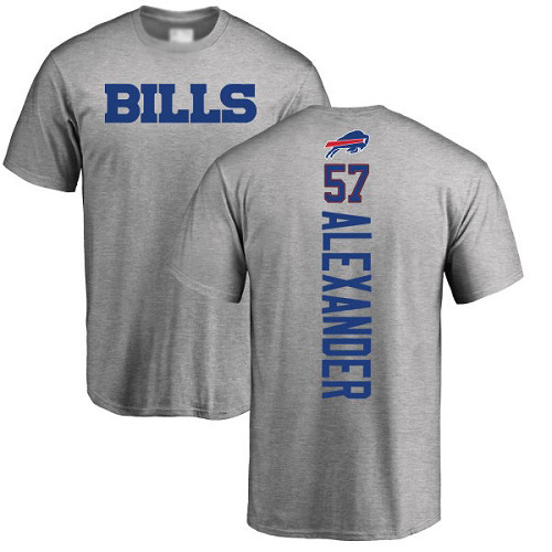 Men NFL Buffalo Bills #57 Lorenzo Alexander Ash Backer T Shirt->buffalo bills->NFL Jersey